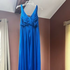 Royal blue bridesmaid dress